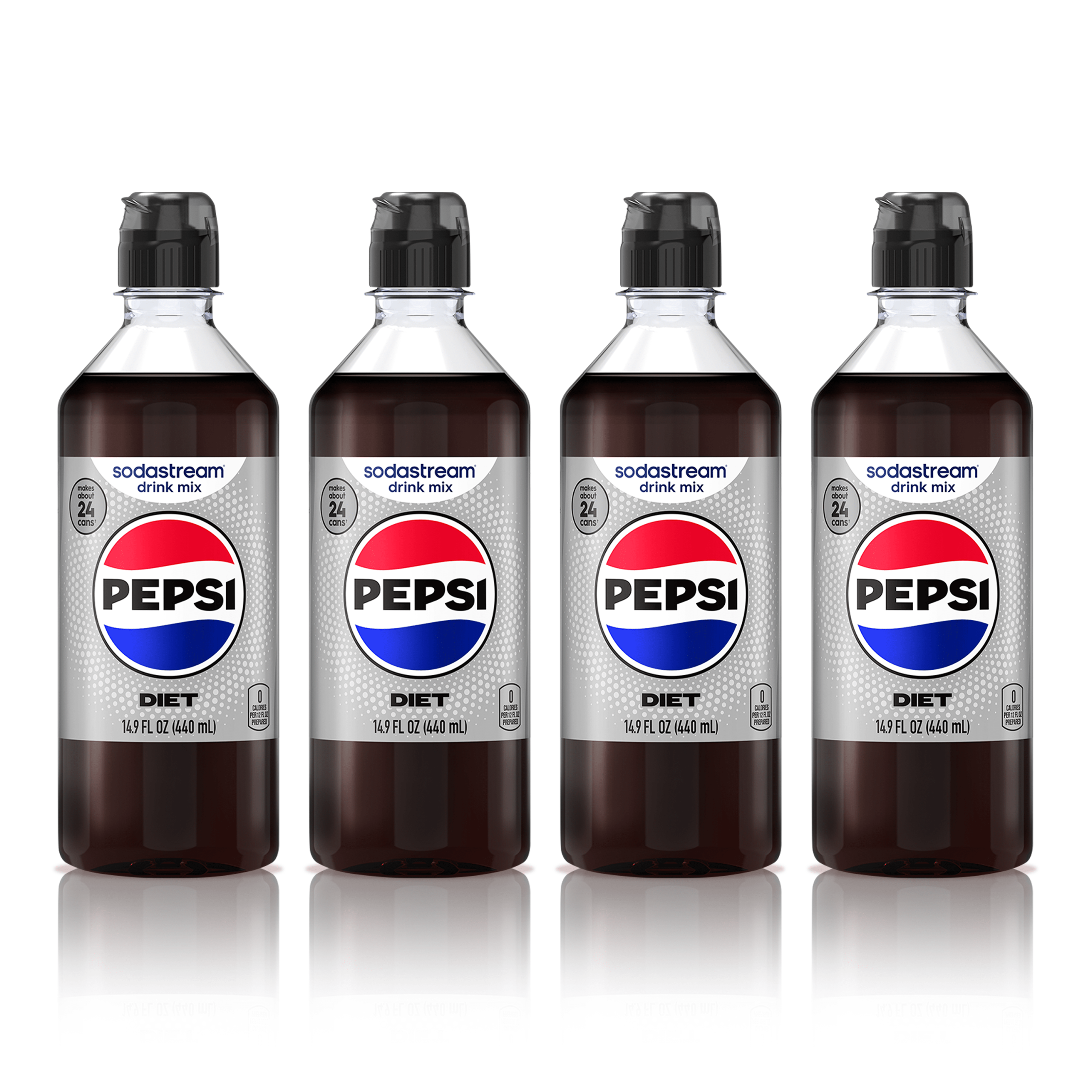 Sodastream Diet Pepsi Drink Mix 4 Pack 440ml