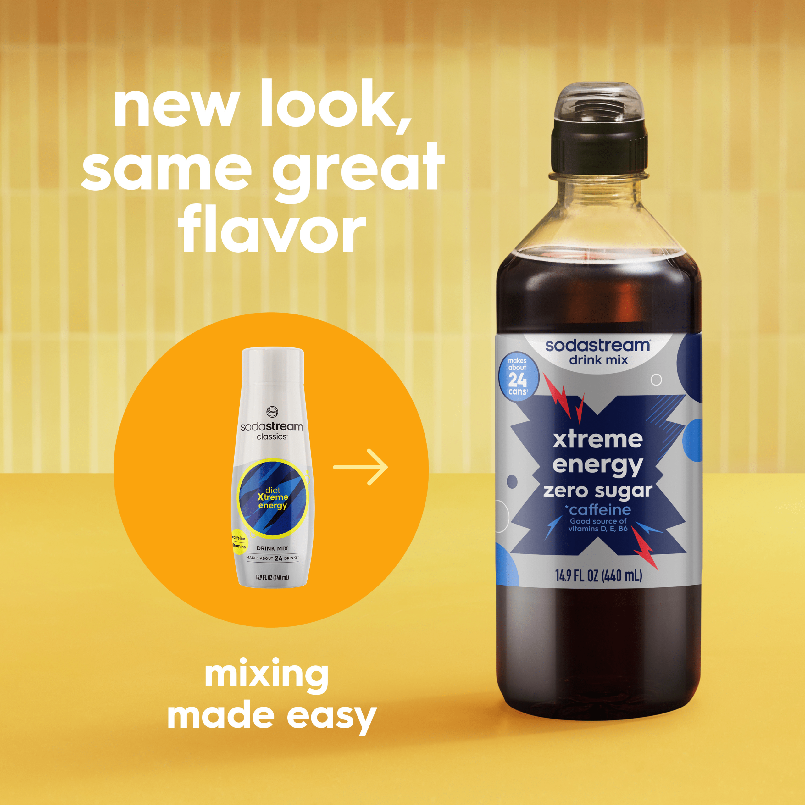 Sodastream Classics? Xtreme Energy Zero Sugar Drink Mix 440ml - Image 4