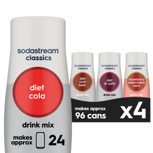 Sodastream Classics? Diet Variety Drink Mix 4 Pack 440ml- final sale
